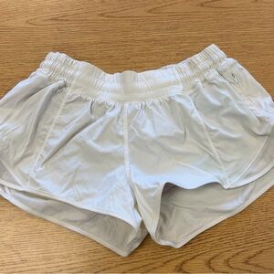 Women's Beige Lululemon Hotty Hot Athletic Shorts